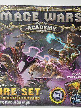 Mage Wars Academy Core Set Strategy Board Game Arcane Wonders New Sealed